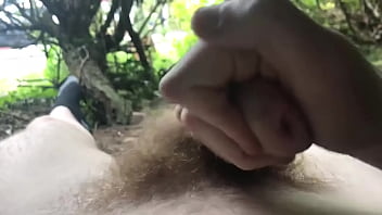 Teen Jerks Off In Public And Nearly Gets Caught