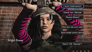 3d Futadom Game - Shemale Fucks Malesub Throat Until She Cums In His Mouth! Femdom City Mantis !