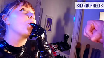 Dirty Talking Latex Slut Begs For Cum - Shannon Huxley