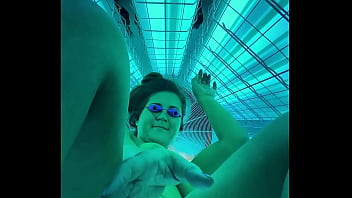 Tanning Booth Pussy Tease Ass Spreading Miss Luci