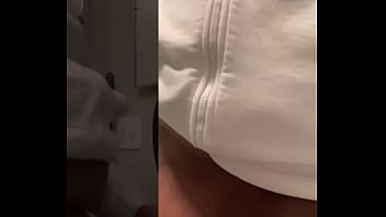 Dadbodgod Strokes Bbc In Bathroom At Work