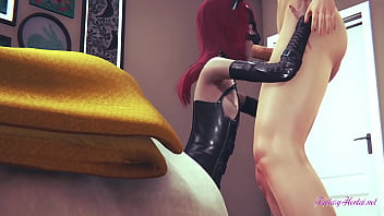 Yaoi Femboy - Pov Erito Wears Leather Blowjob And Fucked - Sissy Boy Japanese Manga Anime Gay