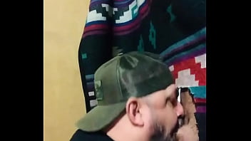 Married Hung Regular, Edges His Cock At Gloryhole