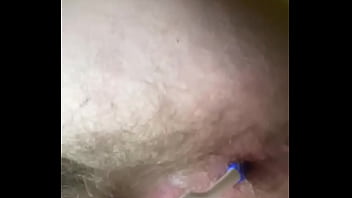 Young Boy Sticks Toothbrush Up His Tight Ass