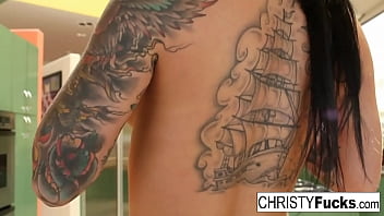 Hot Christy Mack Plays With Her Amazing Tits And Wet Pussy On The Kitchen Counter - pussy, boobs, pornstar, ass, brunette, tattoo, bigtits, masturbation, solo, puba, christy-mack - Video 2125619