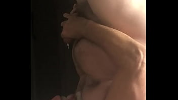 My Own Cum Pouring Out Of The Corner Of My Mouth!