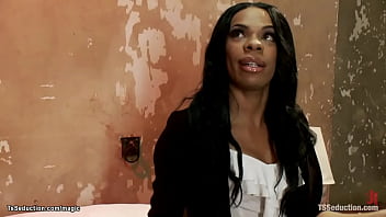 Shemale Boss Fucks Employee In Hotel