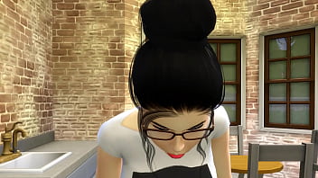 Shaolin Monk Came Home After A Long Vacation With His Stepmom To See Her And Confused The Rooms And He Had To Share The Bed With Her