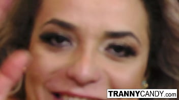 Hot Trans Slut Dildos Her Tight Asshole