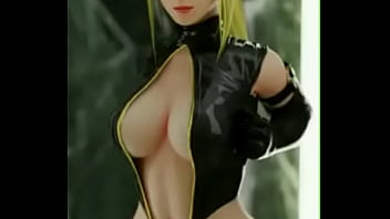 Samus Aran Latex Suit Breast Squeeze