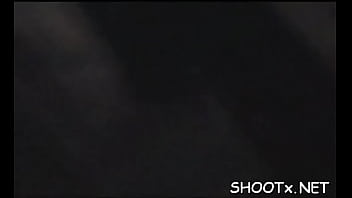 Attractive Brunette Teen Tanya Enjoying Love Stick