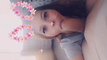 Snapchatt Novia 20 Chupando Polla