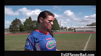 Horny Football Player Getting Filmed - teen, amateur, girlfriend, footjob, ex, exgf - Video 6209327