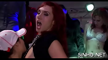 Explicit And Wild Club Gratifying - lesbian, hardcore, interracial, blowjob, party, orgy, group-sex - Video 1948989