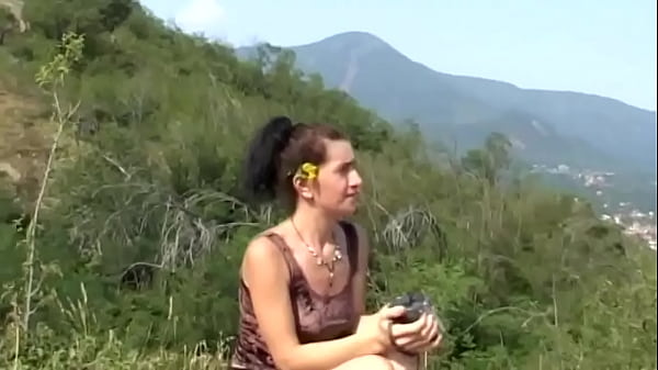 Neglected Brunette Milf Gets Fucked In The Woods By Two Horny Strangers