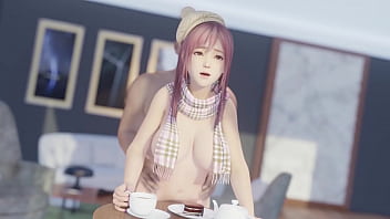 Honoka Enjoying Her Meal While Getting Ass Pounded - (pangxxx)