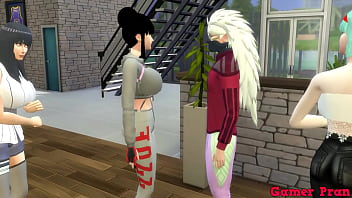 Hinata Y Sus Amigas Cap 10 Madara Fue A Entrenar Y Videl Le Dice Que La Ayuda Hacer Unos Ejercios Le Quita La Ropa Y Se La Folla Sobre La Maquina