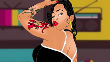 Red Rose Cubana Twerks Her Juicy Big Ass