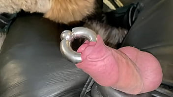 Blackleatherhands Mit Fetten Ledercockring