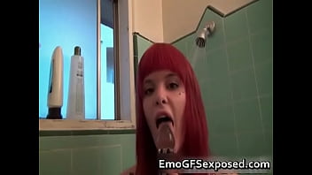 Toy Pleasure In His Shower