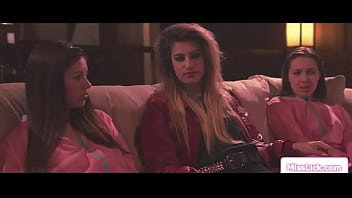 Big Sis Licked By Her Twin Stepsisters