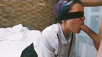 Hot Blowjob In The Hotel From A Young Student