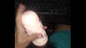 Probando Mi Nuevo Juguete,vagina De Goma