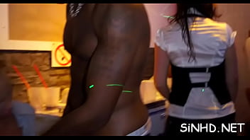 Agreeable Gang Bang - lesbian, hardcore, interracial, blowjob, party, orgy, group-sex - Video 2092009