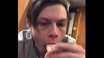 Deepthroating A Dildo