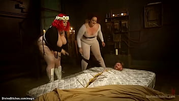 Bbw Femdoms Dominating Man Slave