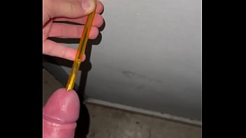 Soldier Sounding Urethra With Pen