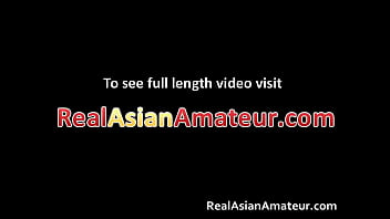 Tinny Asian Smoking And Gets A Big Ride