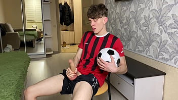 Amazing Strong Orgasm, After Hard Football Training / Fifa / Young / Hot