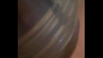 Playing With My Flashlight And Lube In The Tub