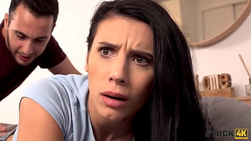 Stuck4k. Playful Dude Saw That His Cute Roommate Needs Help And Got Off