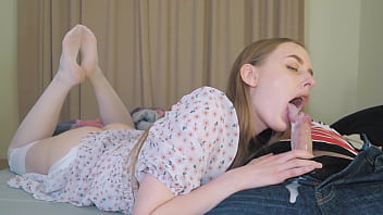 Step Daughter' Deepthroat Multiple Cumshot From Stepdaddy - Cum In Mouth