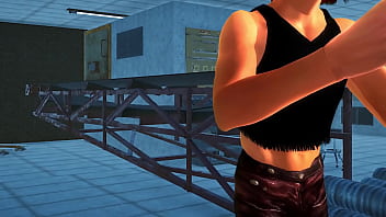 Latino Woman - Belly Punched