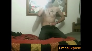 Black Hiared And Smoking Emo Getting His Hands In His Pants By Emosexposed Gays