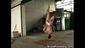 Petite Honey Tied And Led As A Dog