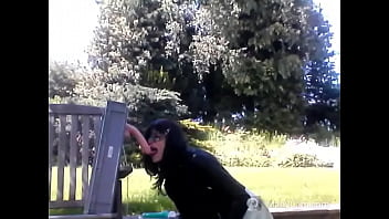 Eva Des, Jeu En Solo - cumshot, outdoor, upskirt, toys, solo, shemale, nylon, crossdresser, travestite - Video 2109818