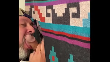 Cabin Owner Swings By For Some Head At Gloryhole.