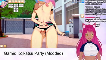 Vtuber Lewdneko Plays Koikatsu Party Part 3