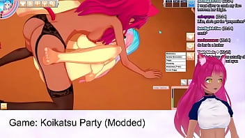 Vtuber Lewdneko Plays Koikatsu Party Part 4