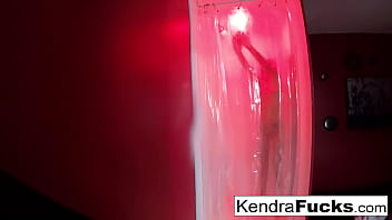 Hot Kendra Cole Takes A Sexy Shower! - teen, pornstar, brunette, skinny, masturbation, solo, shower, puba, kendra-cole - Video 2106227