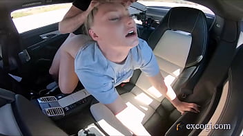 Ex-military First Timer Kayley Gunner Gets Splatted With Cum