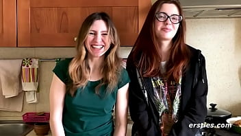 Cute Ukrainian Couple Felicia _ Lina Grind So Fine