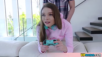 Pretty Lil Stepsister Chick Gets A Nasty Surprise When Her Stepbro Arrives