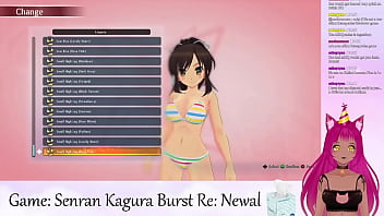 Vtuber Lewdneko Plays Senran Kagura Burst Part 1