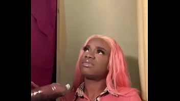 My Keisha Minaj Sucks My 11 Inch Big Black Cock Until I Nut