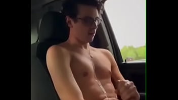 Anyone Know His Name? - cum, masturbation, car, gay, nerd, help-find-name - Video 2149670